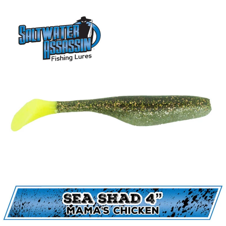 Bass Assassin Swimbaits Salt Water Assassin Sea Shad 4"